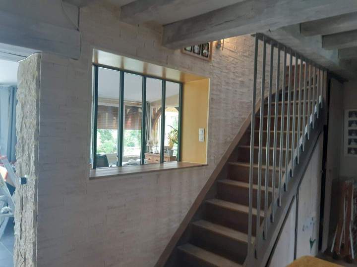 Ouverture de murs pour fenêtre intérieure Calvados