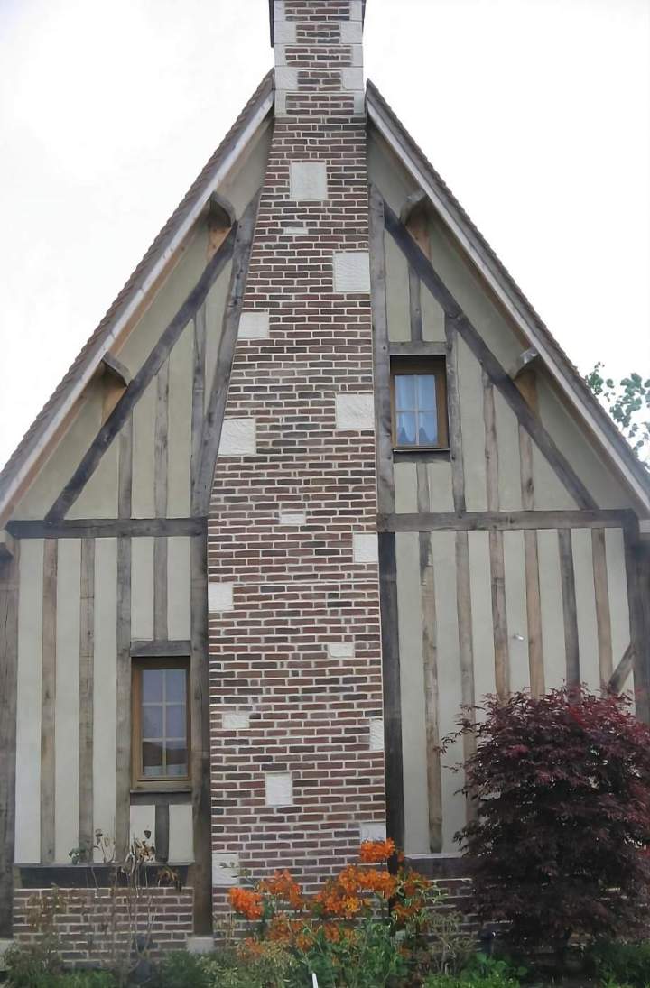 Restauration mur en brique Calvados