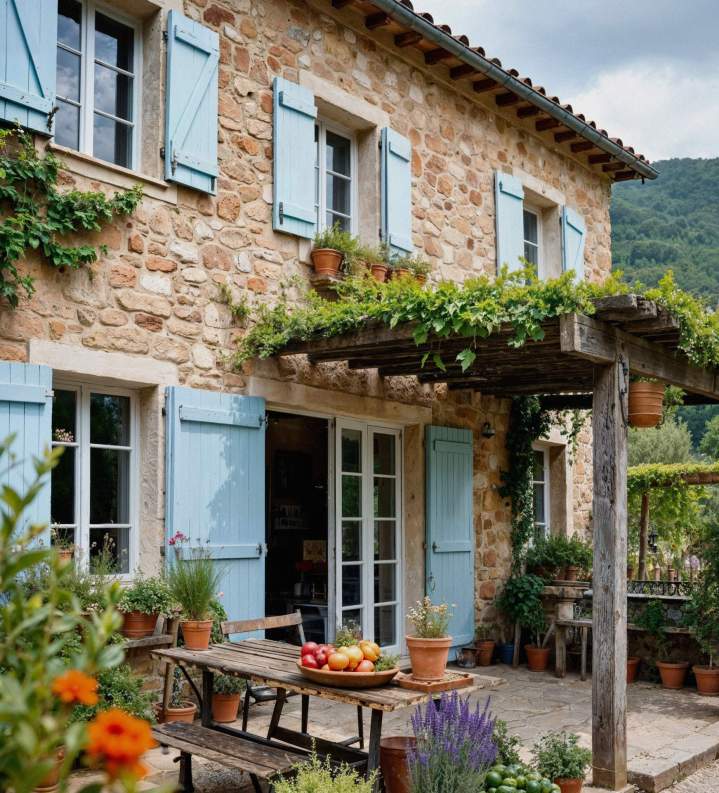 Maison de campagne en pierre Calvados